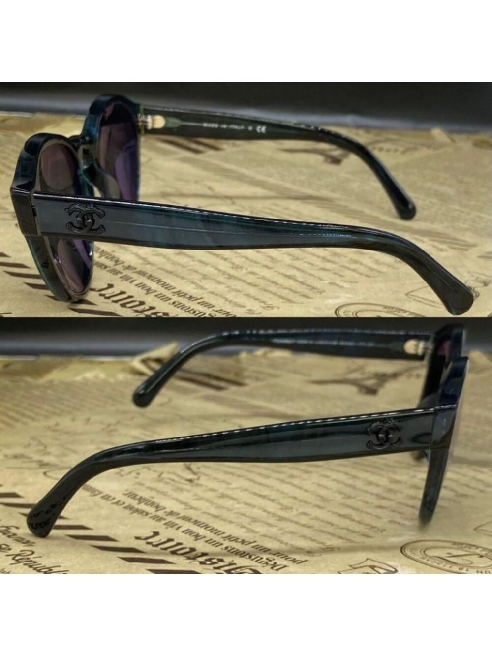 Chanel Sunglasses Prescription Frame Polarized UV CC Logo Eyewear - Picture 3 of 10